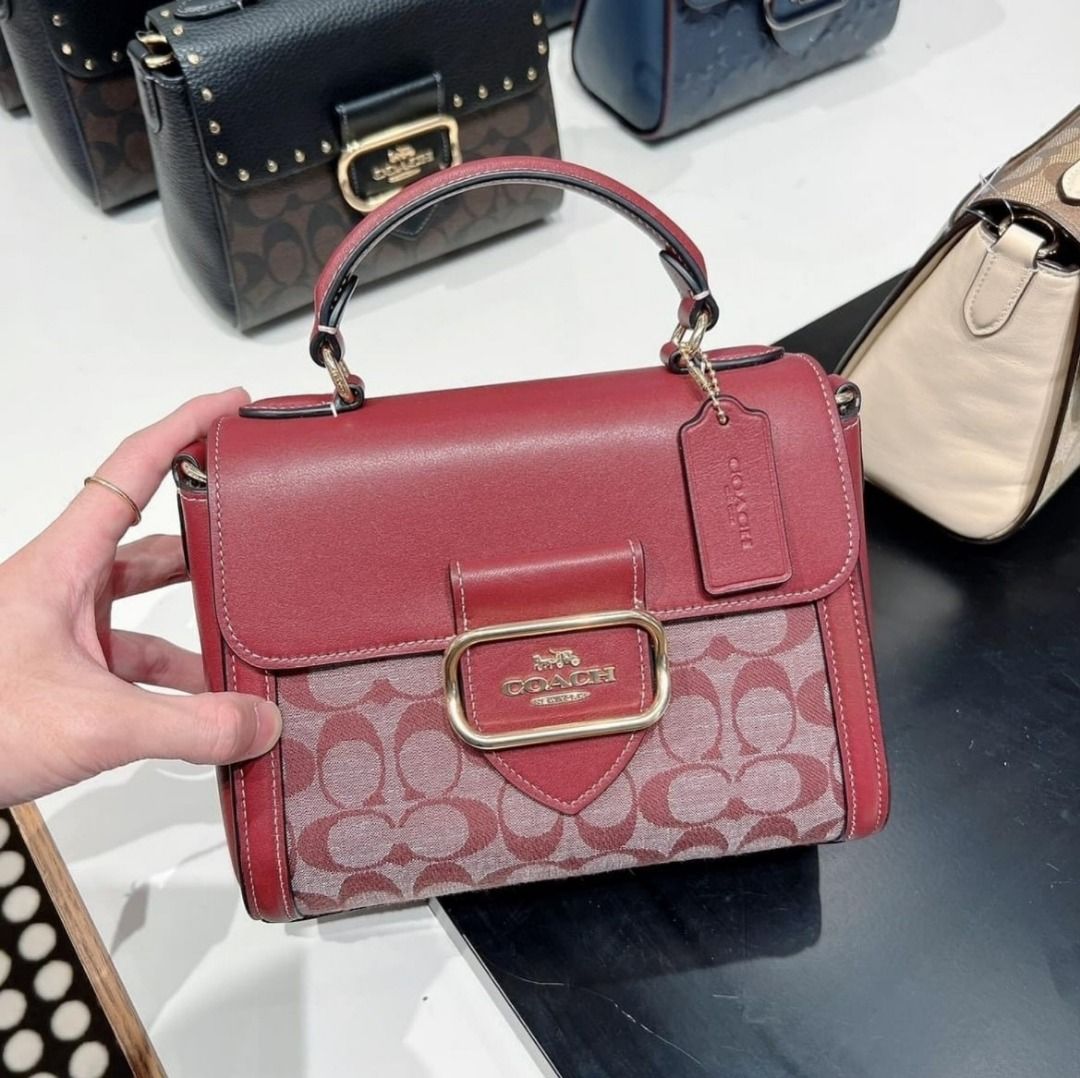 Coach Women's Bag - CH142 Morgan Top Handle Satchel Bag in Signature ...