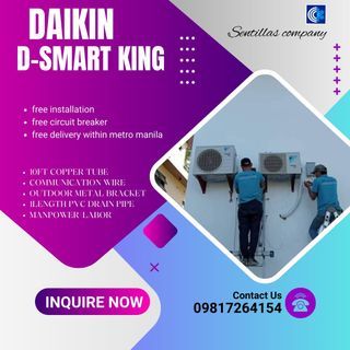 Daikin D-smart king inverter split type air-conditioning