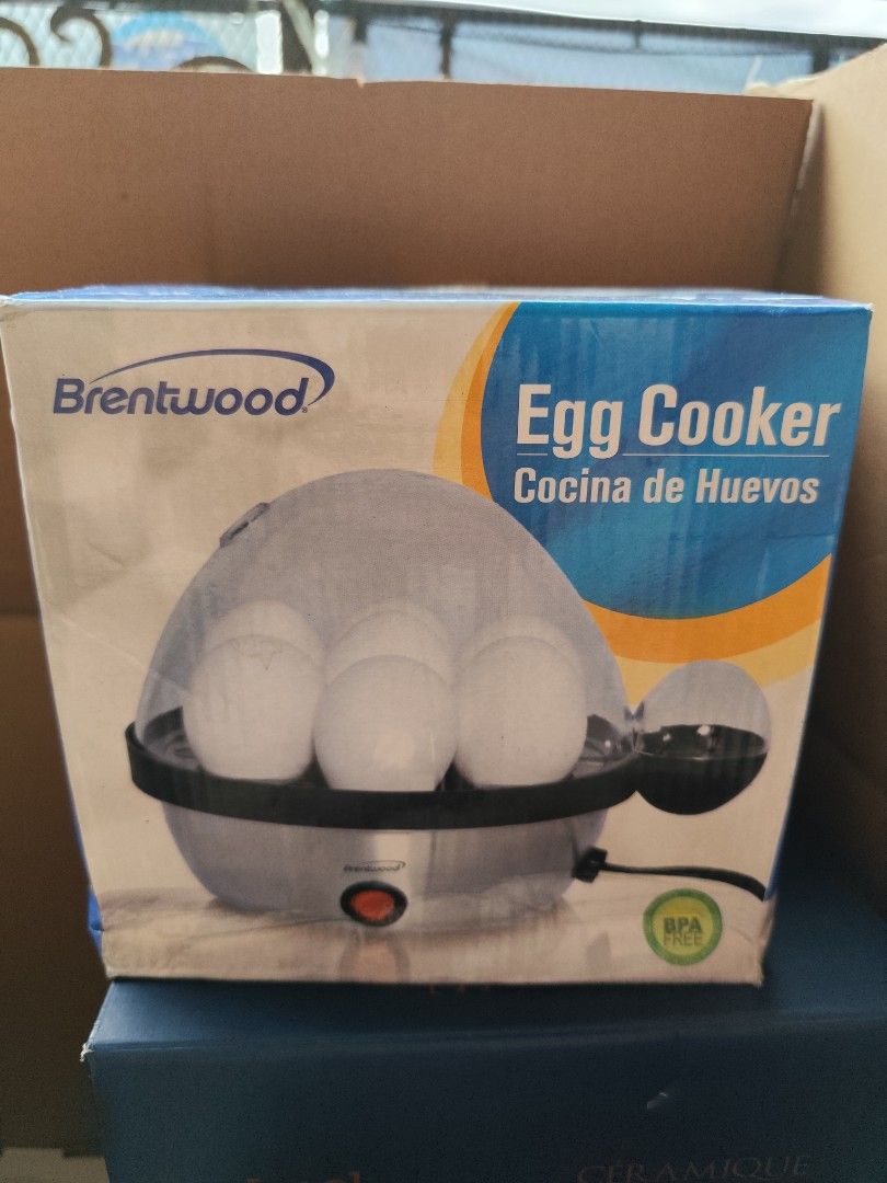 Egg Cooker 110V (Category: Other Kitchen Appliances) located in Makati City. Submitted by audreygatchalian (Listing ID 1355358691, Image 1). Description: BRENTWOOD EGG COOKER 110v US Box.