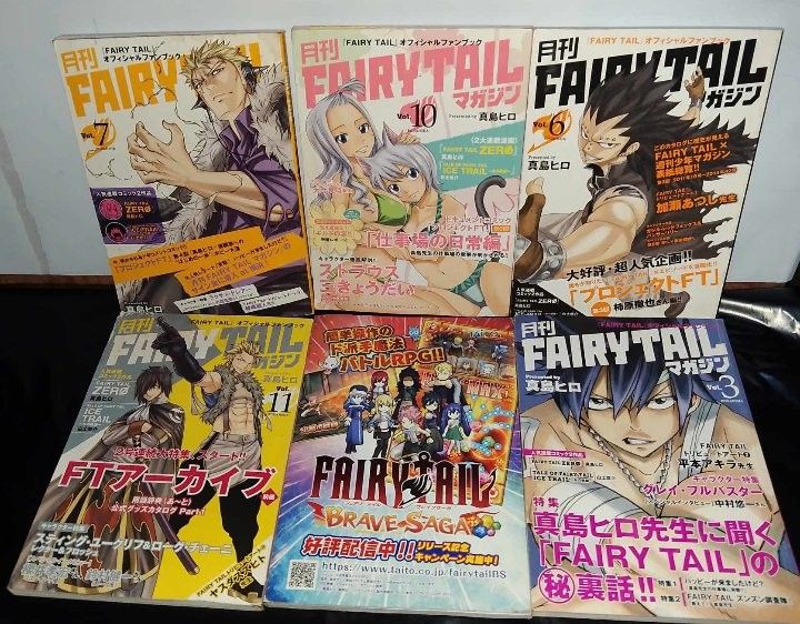 FAIRYTAIL Magazine 6pcs set (Category: Comics & Manga) located in Davao. Submitted by jeffsantos (Listing ID 1355344801, Image 1). Description: Take all 400php only.