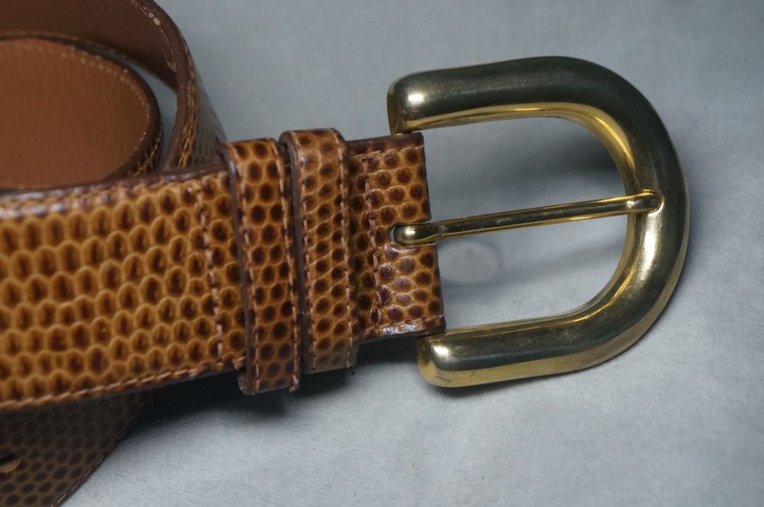 Faux Leather Snakeskin Belt (Category: Belts) located in Taguig. Submitted by tcstuff (Listing ID 1355368760, Image 3). Description: Faux Leather Belt Belt Measurements: 32 in x 1.5 in Newly cleaned belt. Newly polished metal hardware. Payment Method: GCash or LBC Cash on Delivery /Cash on Pickup .