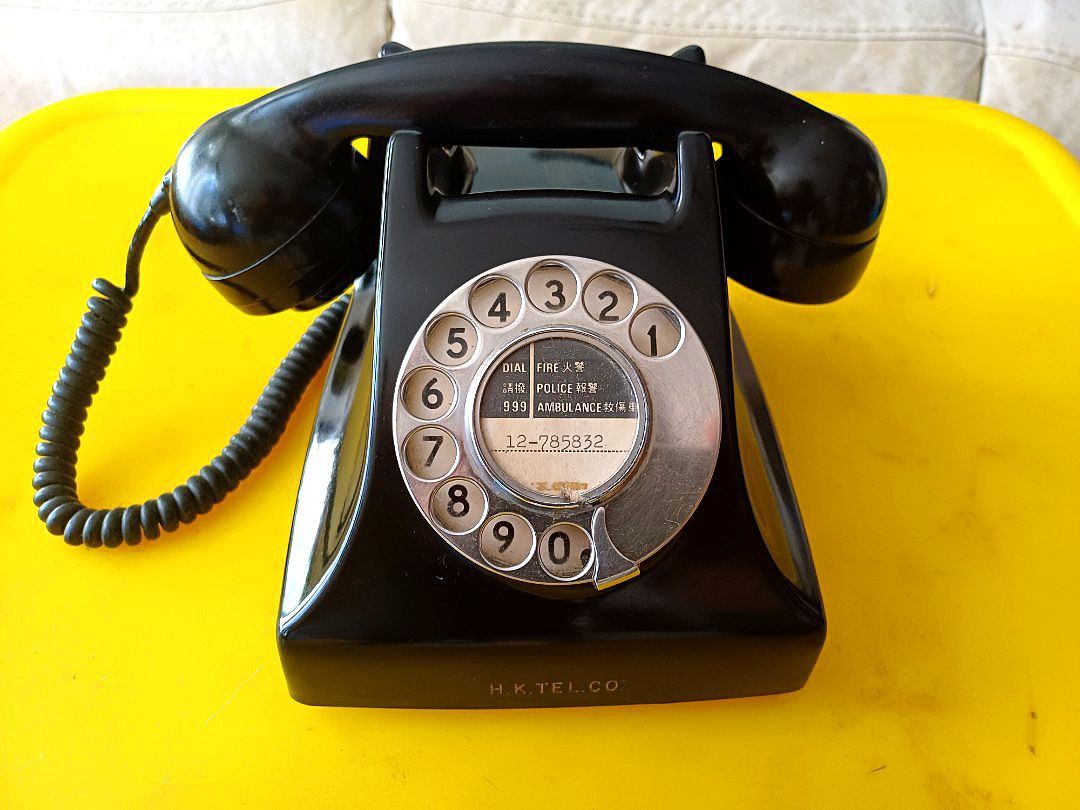 香港電話公司古董電話（英國製造）。Hong Kong telephone antique telephone., 興趣及遊戲, 收藏品及紀念品,  古董收藏- Carousell