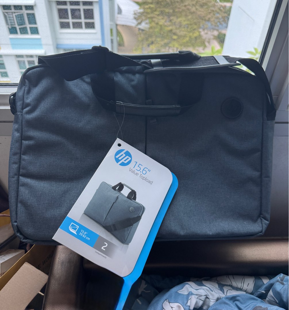 Borsa Per Notebook HP 15.6" - Valigetta Topload, Nero/Grigio - Foto 6