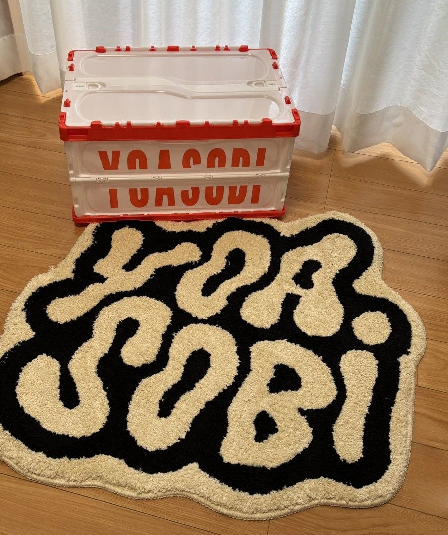 YOASOBI Logo Rug Matラグマット YOASOBI Logo Rug Matラグマット YOASOBI Logo Rug Matラグマット