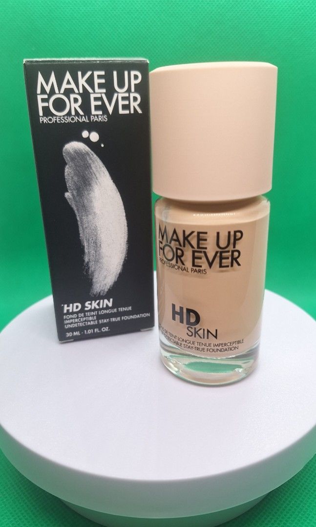 Make Up For Ever HD Skin Foundation (Category: Makeup) located in Las Pinas. Submitted by mystic_tragicallychic (Listing ID 1348803571, Image 2). Description: Make Up For Ever Professional Paris HD Skin Foundation Shade: 1R12 Full size 30ml - 1.01 FL 0z All items are guaranteed authentic or your money back 💯.