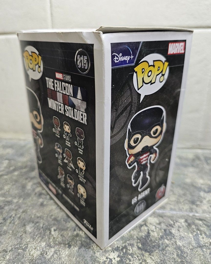 MARVEL STUDIOS (US Agent) - Funko POP! Series #815 (Category: Figurines & Statues) located in Quezon City. Submitted by charliebrown_olx (Listing ID 1355393240, Image 3). Description: Classification: New, Figure Never Taken Out Of The Box Condition: Mint on Non-Mint Box, WYSIWYG TERMS & CONDITIONS: 1. C.O.D. Can meet buyers at - Del Monte Ave, Q.C. - Mla Memorial Park Sucat - Sundays 10am-11am 2. Shipping c/o Buyer. 3. Prices are Final. 4. Respec