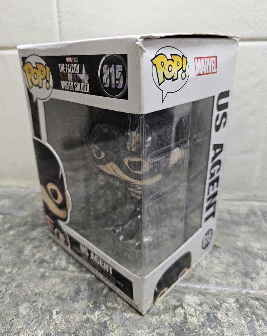 MARVEL STUDIOS (US Agent) - Funko POP! Series #815 (Category: Figurines & Statues) located in Quezon City. Submitted by charliebrown_olx (Listing ID 1355393240, Image 2). Description: Classification: New, Figure Never Taken Out Of The Box Condition: Mint on Non-Mint Box, WYSIWYG TERMS & CONDITIONS: 1. C.O.D. Can meet buyers at - Del Monte Ave, Q.C. - Mla Memorial Park Sucat - Sundays 10am-11am 2. Shipping c/o Buyer. 3. Prices are Final. 4. Respec