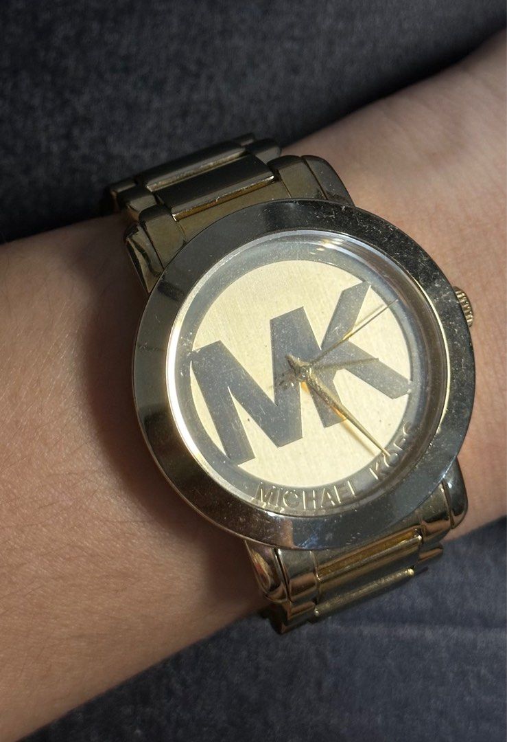 MK watch gold tone 38 mm (Category: Women's Watches) located in Cainta. Submitted by saejaelye (Listing ID 1355451873, Image 1). Description: Without Box 38 mm From czech republic .