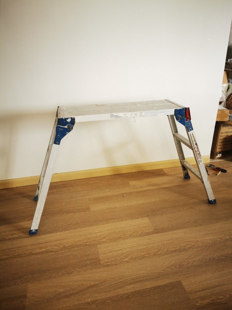 Ladder Workbench Platform ladder / portable workbench, Furniture & Home Living, Home ...