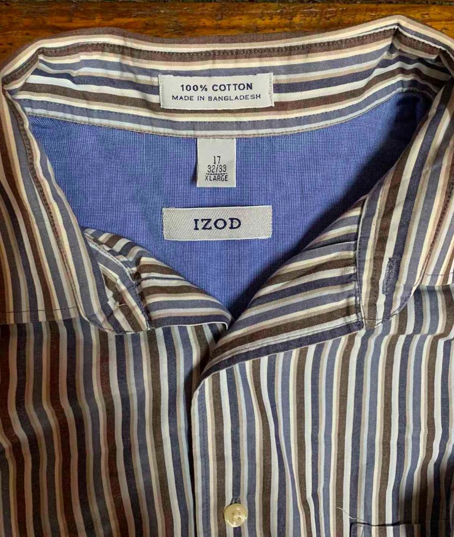 Polo Long Sleeves Bundle (Category: Formal Shirts) located in Pasig City. Submitted by askabel (Listing ID 1355392877, Image 1). Description: hindi galing sa ukay… hindi galing sa bale… no stains, no holes, complete buttons, never repaired.. u can see the difference up close & personal. iba sa usual na 2nd hand clothes.. parang bago pa talaga.. Izod – 26x31 Geoffrey Beene (light)– 25x30 Geoffrey Beene - (grey) -25x30 Van Heusen – 25x31 American B