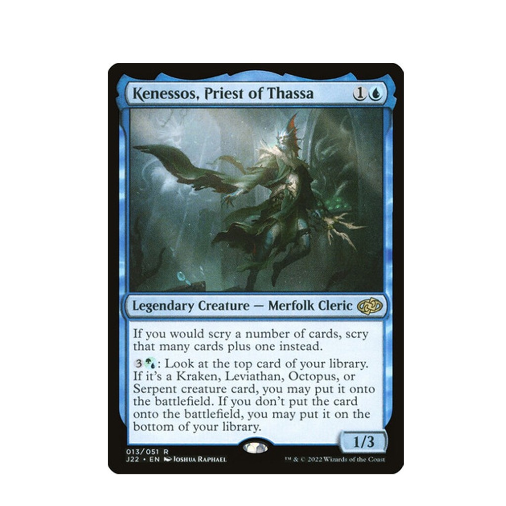 RELEASE THE KRAKEN! Kenessos, priest of thassa EDH deck, Hobbies & Toys ...