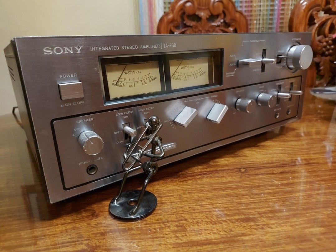 SONY TA-F6b high-end integrated Pre-main amplifier (Category: Soundbars, Speakers & Amplifiers) located in Antipolo. Submitted by motable.paul (Listing ID 1355338207, Image 2). Description: 👉restored STOCK circuit not modified unit, working condition, very nice vintage sounding amplifier, it can be use as a Pre-amplifier also or even power amplifier 👇sample demo test👇 https://youtu.be/-sR8cNEhMuM?feature=shared 👉all button & pot controll are 
