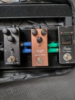 SQOE Electric Guitars Pedal Effect Distortion, Overdrive, Delay, Drive, Chorus, Dream Effects
