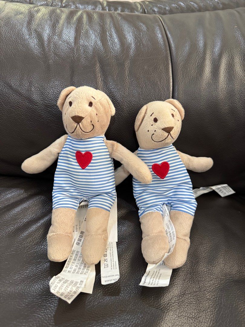 Take both Ikea Bear Plush (Category: Plushies & Soft Toys) located in Muntinlupa City. Submitted by goldinmygarage (Listing ID 1355316888, Image 1). Description: Take both at 80 Like new condition.