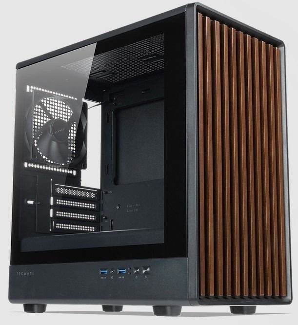 (READY STOCK) Tecware Timber M High Airflow M-Atx TG Case Black, White ...