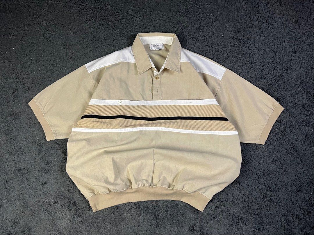"The Men's Store" Khaki Half Bttn Polo (Category: Tshirts & Polo Shirts ) located in Paranaque City. Submitted by arghbor_10 (Listing ID 1355409366, Image 1). Description: “The Men’s Store” Khaki Half Bttn Polo Size: L (26x23) Condition: Pristine Fav Piece! pampogi fit, ganda neto! Mine: 599 🔳 More items available on our profile, have a peek! 🔳 Color may vary due to lighting. 🔳 Feel free to message me directly for the issue and details. 🔳 Add