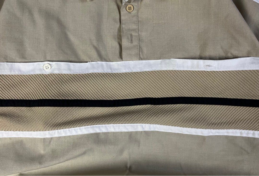 "The Men's Store" Khaki Half Bttn Polo (Category: Tshirts & Polo Shirts ) located in Paranaque City. Submitted by arghbor_10 (Listing ID 1355409366, Image 3). Description: “The Men’s Store” Khaki Half Bttn Polo Size: L (26x23) Condition: Pristine Fav Piece! pampogi fit, ganda neto! Mine: 599 🔳 More items available on our profile, have a peek! 🔳 Color may vary due to lighting. 🔳 Feel free to message me directly for the issue and details. 🔳 Add