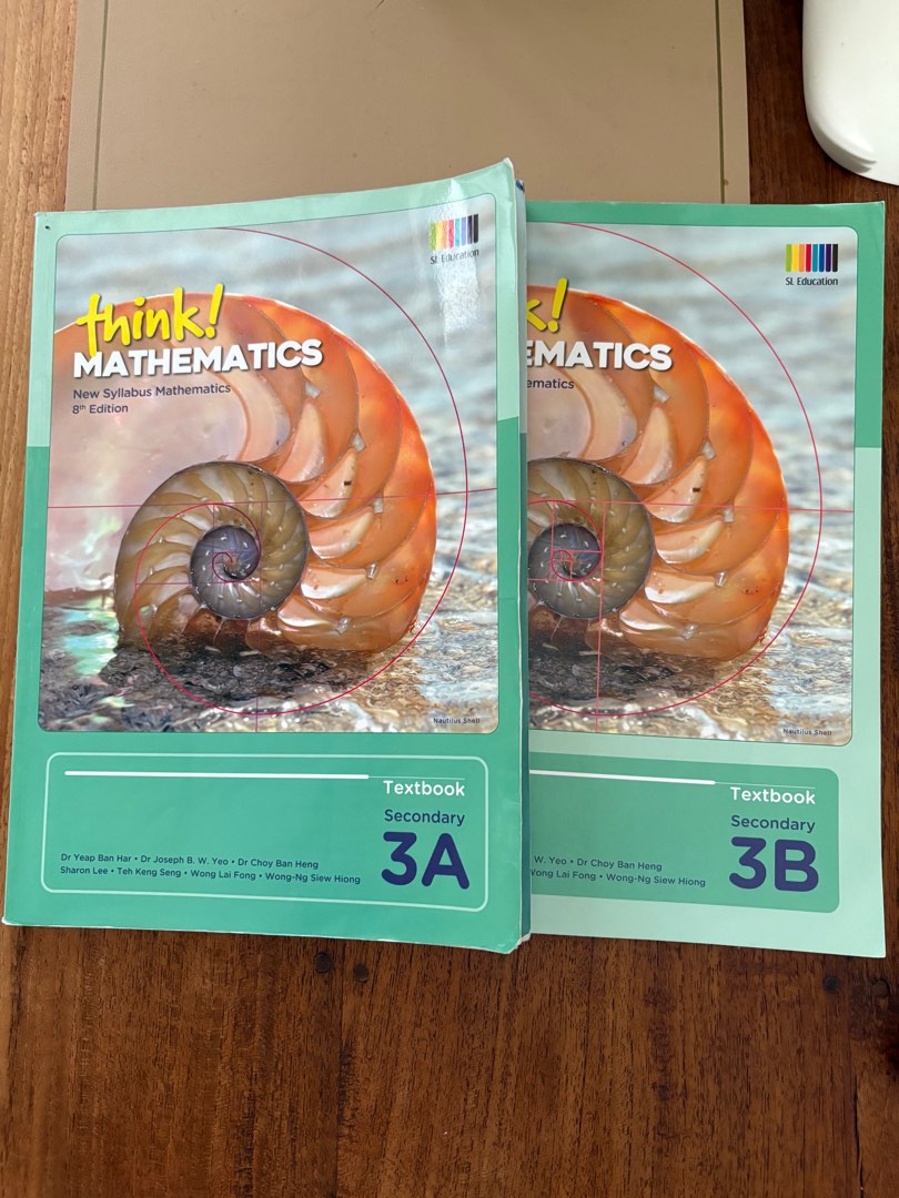Think Mathematics 3A&3B, Hobbies & Toys, Books & Magazines, Textbooks ...