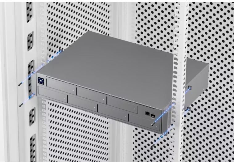 Ubiquiti Unifi UNAS Pro 2U rack-mount NAS with (7) 2.5/3.5" drive bays and 10Gbps performance designed for large-scale file storage and sharing •Model:UNAS-PRO63223291360131112