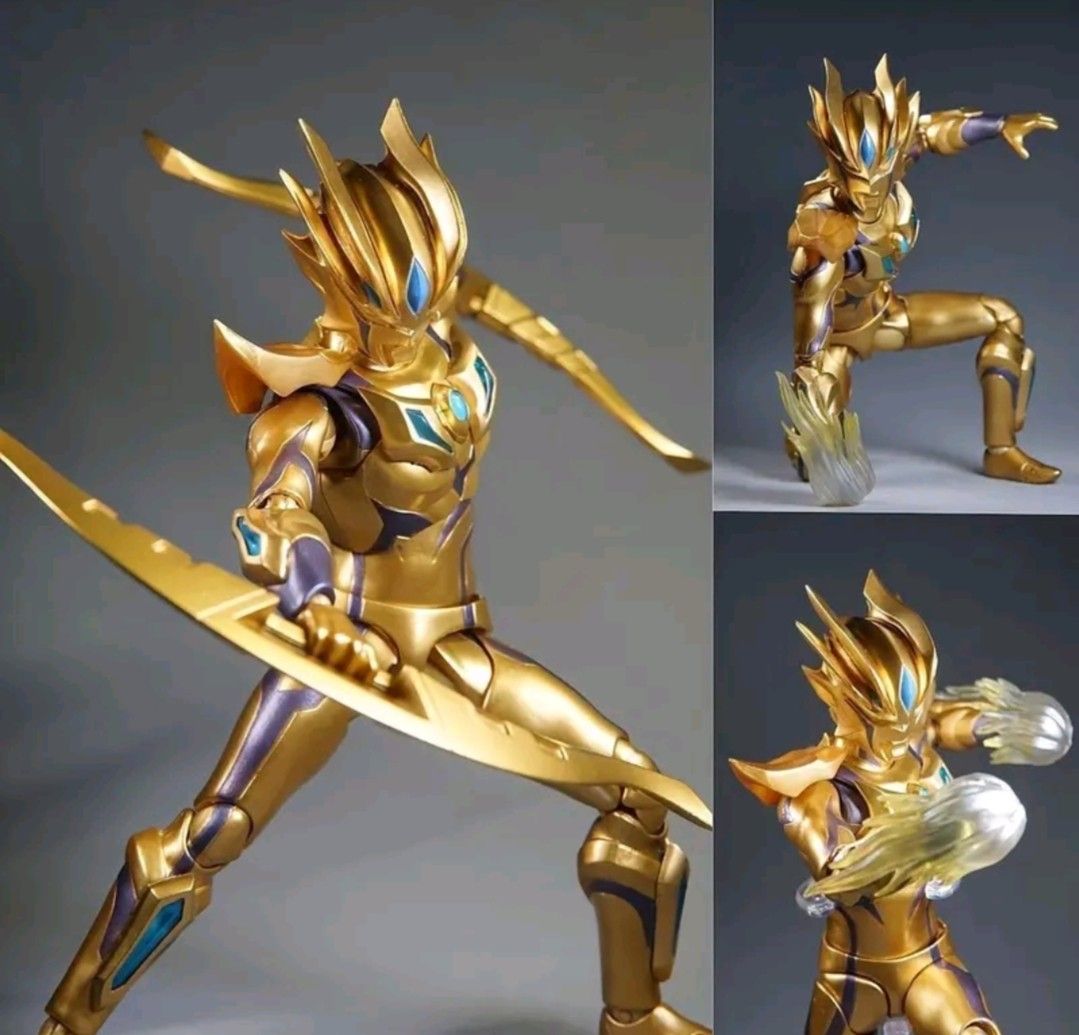 Ultraman Toy (Category: Toy Figures) located in Singapore. Submitted by jensentee_ys2127 (Listing ID 1355283309, Image 6). Description: Ultimate Selo Super Cute Cartoon Hand-Made Ultimate Shining Gold Selo Children's Toy Figurine Doll Model.