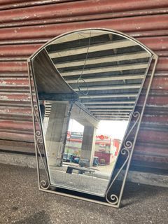 Vintage Bathroom Mirror made of Metal frame