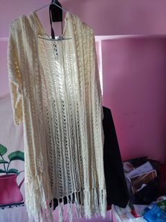 春夏秋網紋長身薄外套Long coat64230509825283110