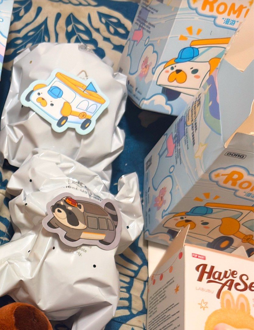 正版 泡泡瑪特 共鳴漫遊系列 毛絨小車 盲盒 隱藏款宇宙列車長/漫遊指南廂