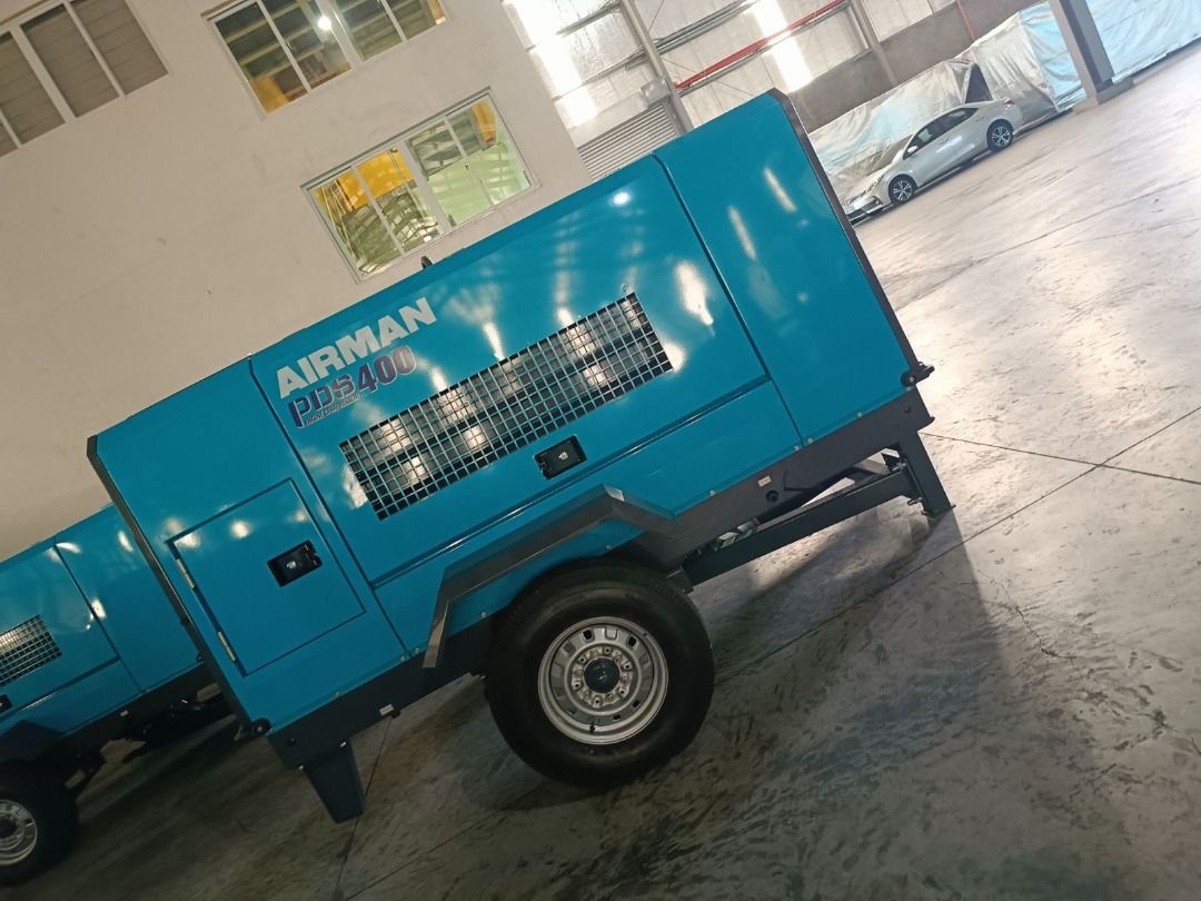 Airman 400 cfm Air Compressor Unit (Brand New) (Category: Industrial Equipment) located in Cavite. Submitted by ed_012 (Listing ID 1338164966, Image 3). Description: Airman 400 cfm Brand New Air Compressor Unit Free delivery within Metro Manila 7 bars Kubota Engine Trailer mounted One (1) year warranty for more info, just contact me :).
