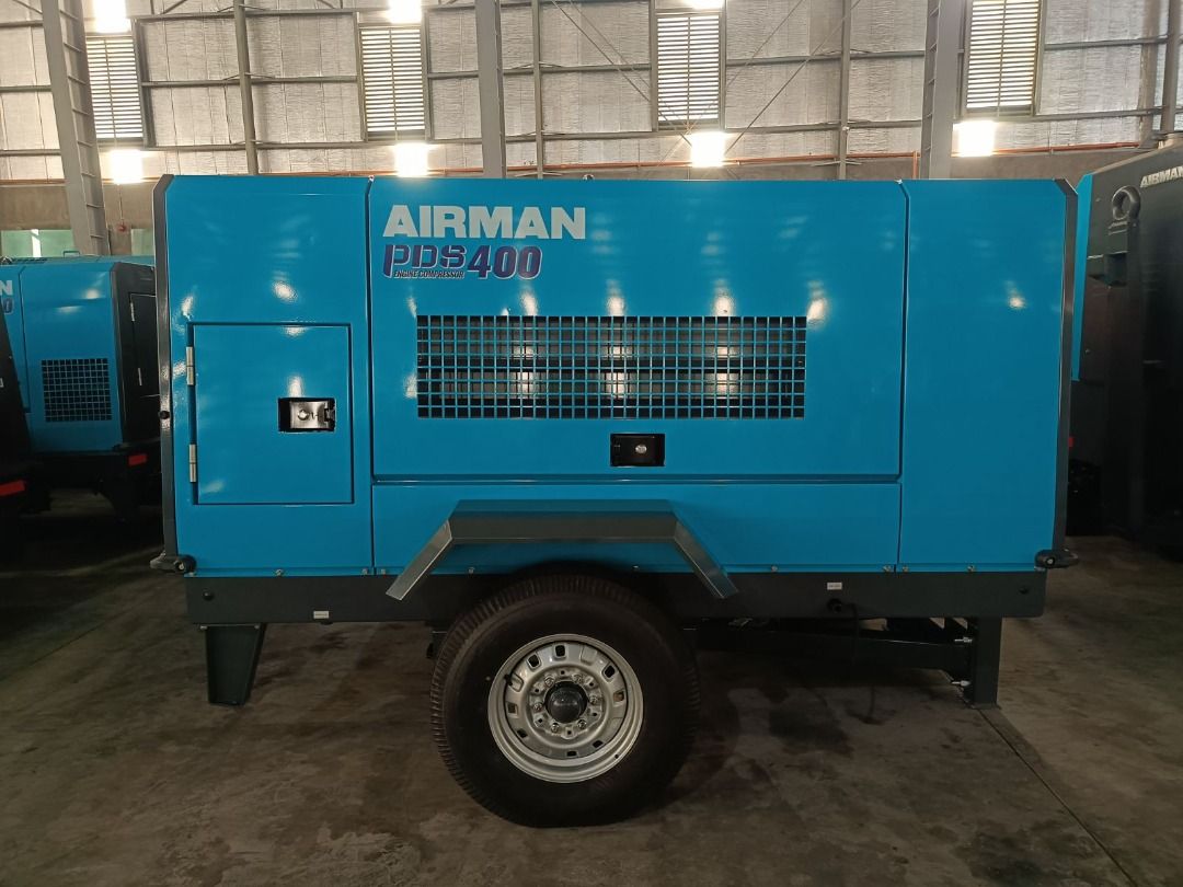 Airman 400 cfm Air Compressor Unit (Brand New) (Category: Industrial Equipment) located in Cavite. Submitted by ed_012 (Listing ID 1338164966, Image 1). Description: Airman 400 cfm Brand New Air Compressor Unit Free delivery within Metro Manila 7 bars Kubota Engine Trailer mounted One (1) year warranty for more info, just contact me :).