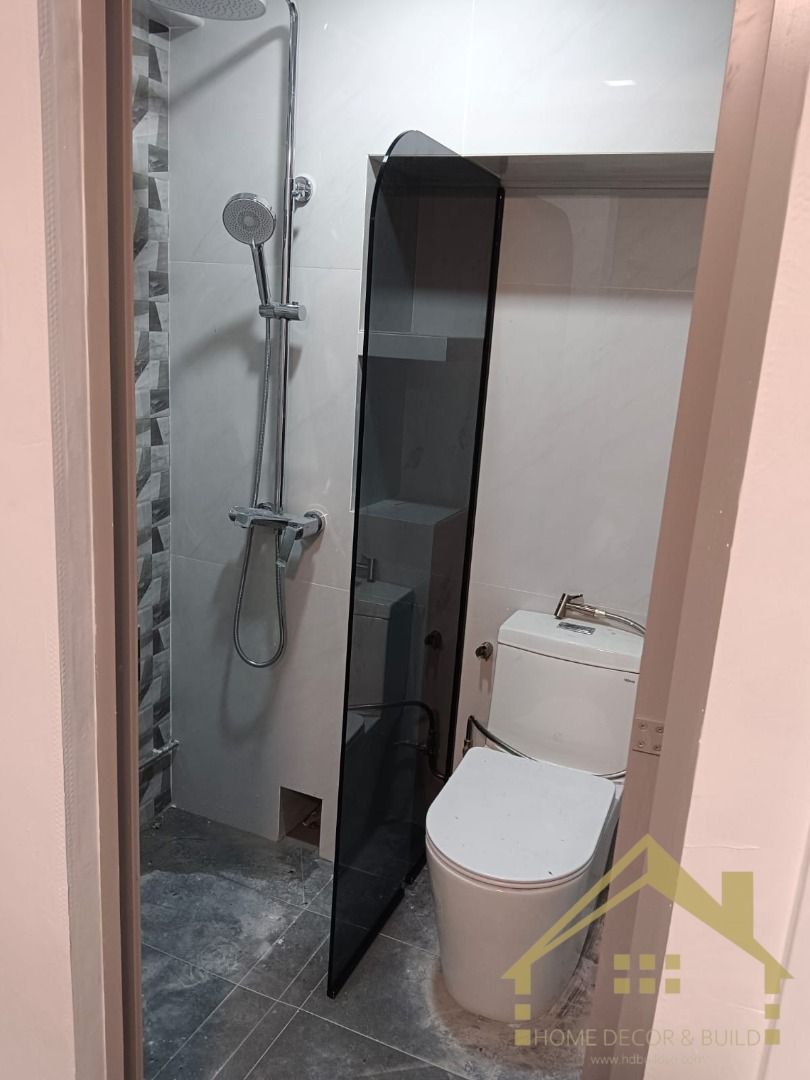 👍Arch Shape Frameless Shower Screen Fixed Panel👍63109200135169115