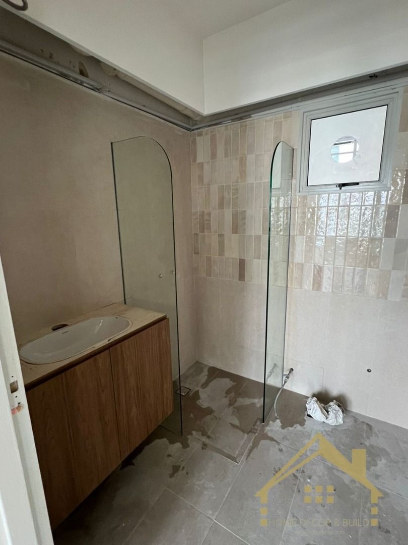 👍Arch Shape Frameless Shower Screen Fixed Panel👍63109200135169111