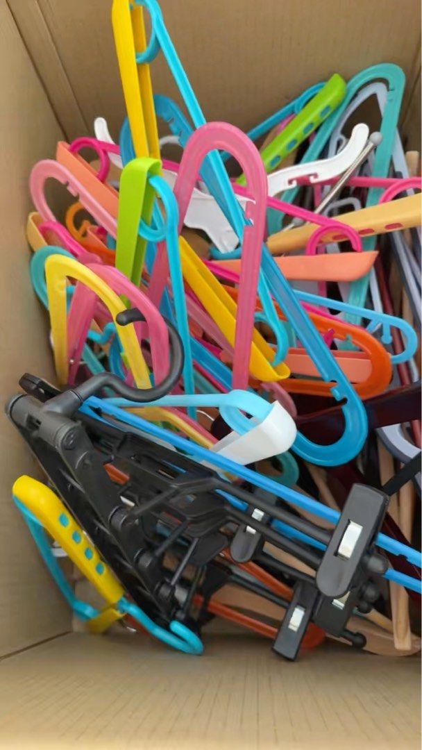 Assorted Hangers for Clothes