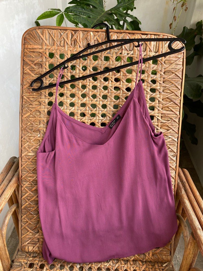 Authentic Cotton:On Sleeveless Top (never been used) (Category: Sleeveless) located in Batangas. Submitted by itsmeaudi (Listing ID 1355549534, Image 2). Description: * no flaws * never been used (tag removed already) * sf c/o buyer * RFS: too many tops.