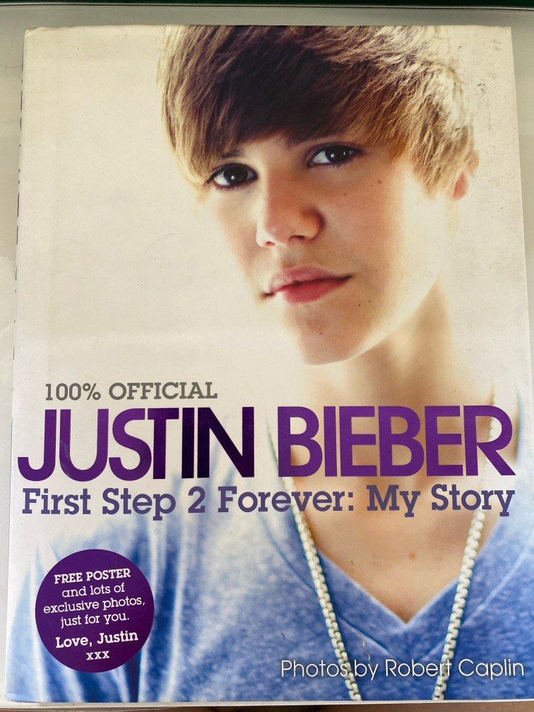 Autobiography Justin Bieber book with poster (Category: Storybooks) located in Taguig. Submitted by cosmickindle (Listing ID 1355501525, Image 1). Description: - RFS: Decluttering - Hardbound with free poster - In good condition .