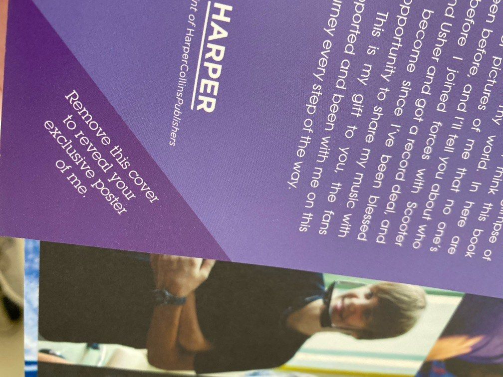 Autobiography Justin Bieber book with poster (Category: Storybooks) located in Taguig. Submitted by cosmickindle (Listing ID 1355501525, Image 2). Description: - RFS: Decluttering - Hardbound with free poster - In good condition .