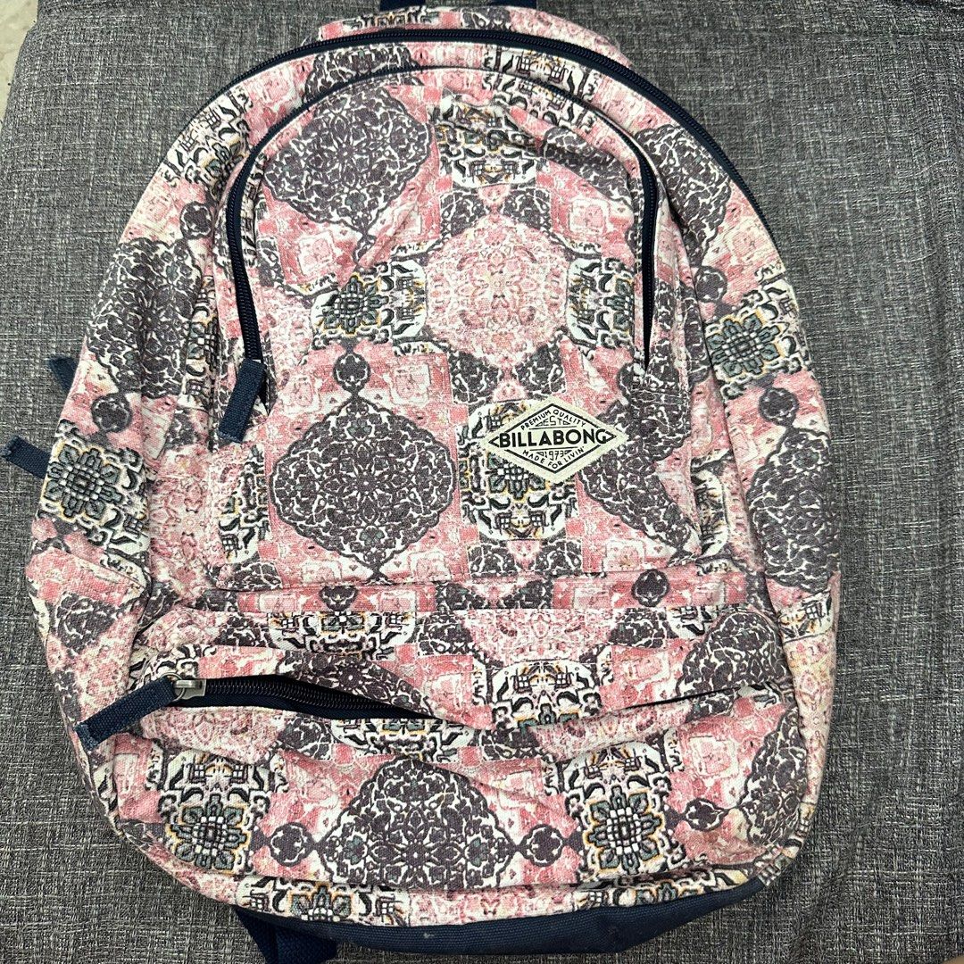 Billabong Backpack (Category: Backpacks) located in San Pedro. Submitted by saabflo (Listing ID 1355629684, Image 1). Description: • Authentic • 10/10 condition • Negotiable price • Customer shoulders delivery fee • MOP: GCash/ BPI • MOD: J&T/ Lalamove.