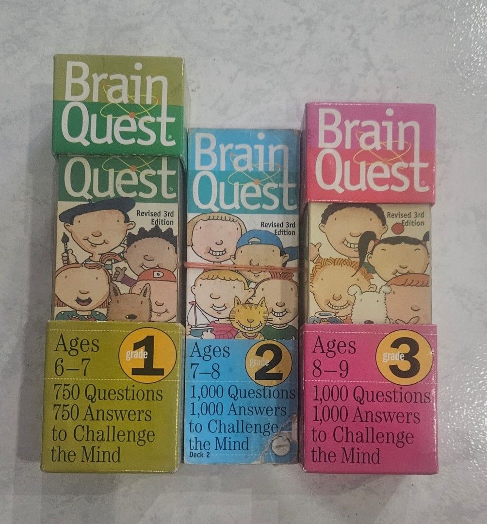 Brain Quest Riddles Brain Quest 1, 2, 3, revised 3rd edition, Hobbies & Toys, Books ...