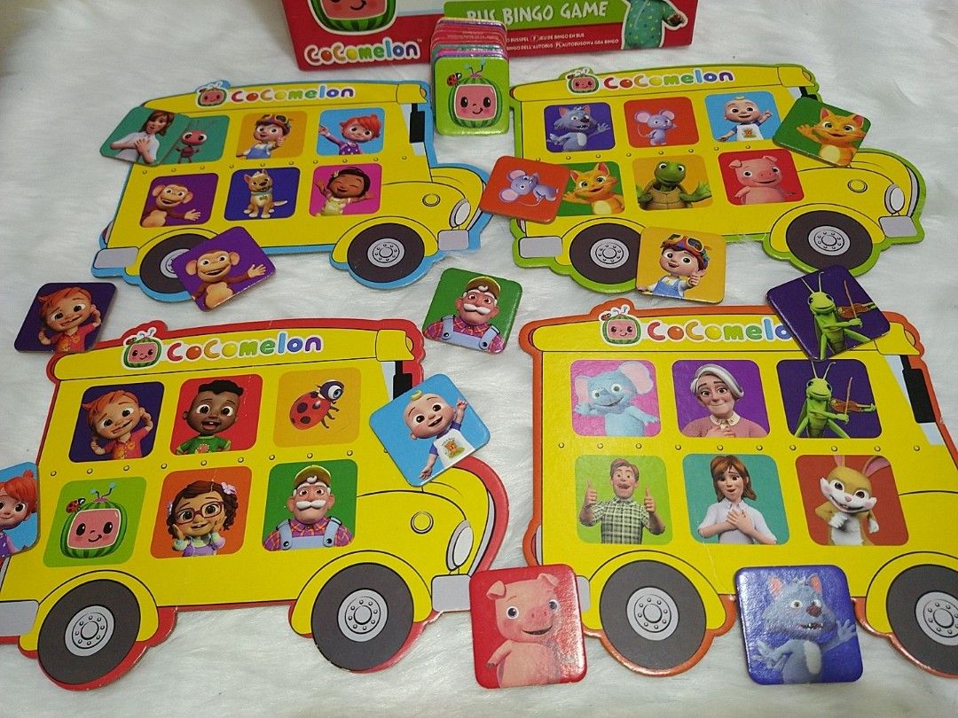 Cocomelon Bus Bingo Game (Category: Board Games & Puzzles) located in Cavite. Submitted by tinetaclesss (Listing ID 1355614683, Image 2). Description: complete.