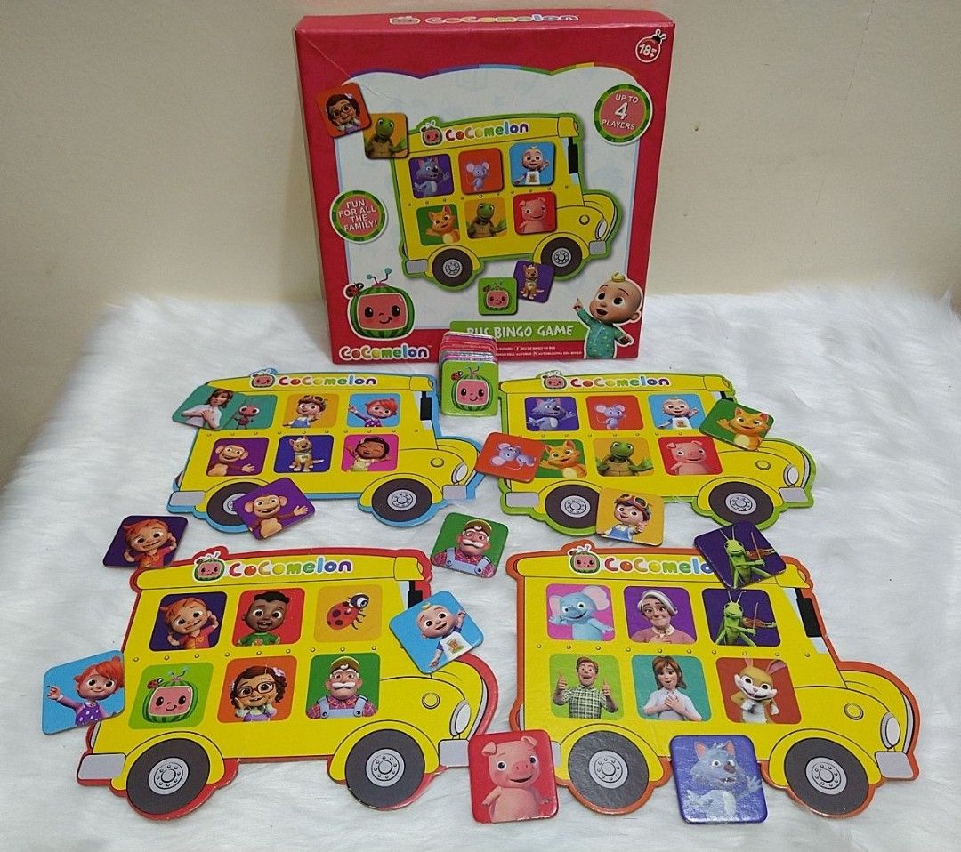Cocomelon Bus Bingo Game (Category: Board Games & Puzzles) located in Cavite. Submitted by tinetaclesss (Listing ID 1355614683, Image 1). Description: complete.