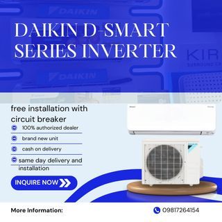 Daikin D-smart Series Inverter split type air-conditioning