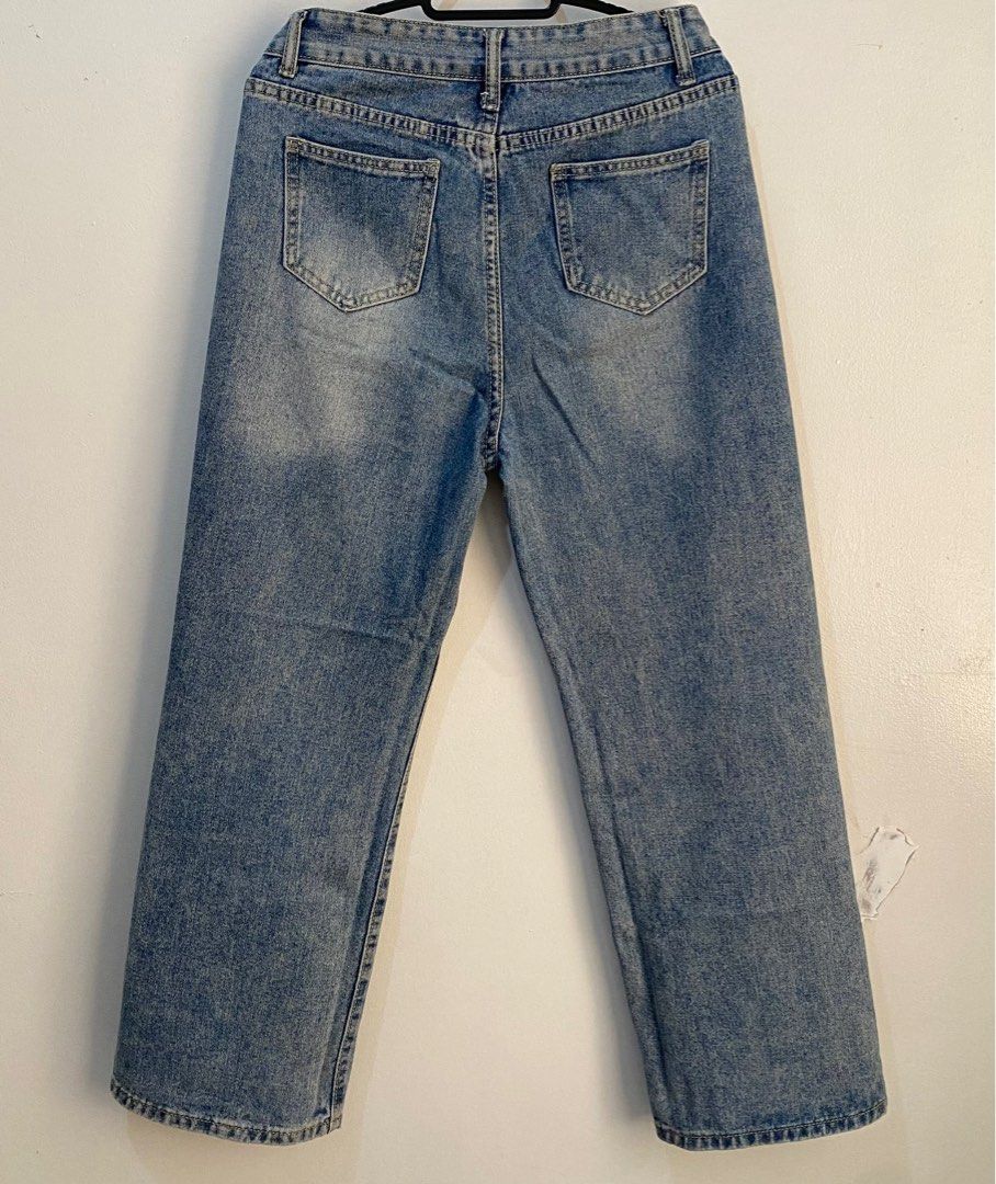Denim pants (Category: Jeans) located in Manila. Submitted by declutteringforgood2 (Listing ID 1355503963, Image 2). Description: waist 26-27 inches Length: 37 inches Disclaimer: Colors may slightly vary due to Camera lightning and your systems resolutions. (Pre-loved) please manage your expectations..