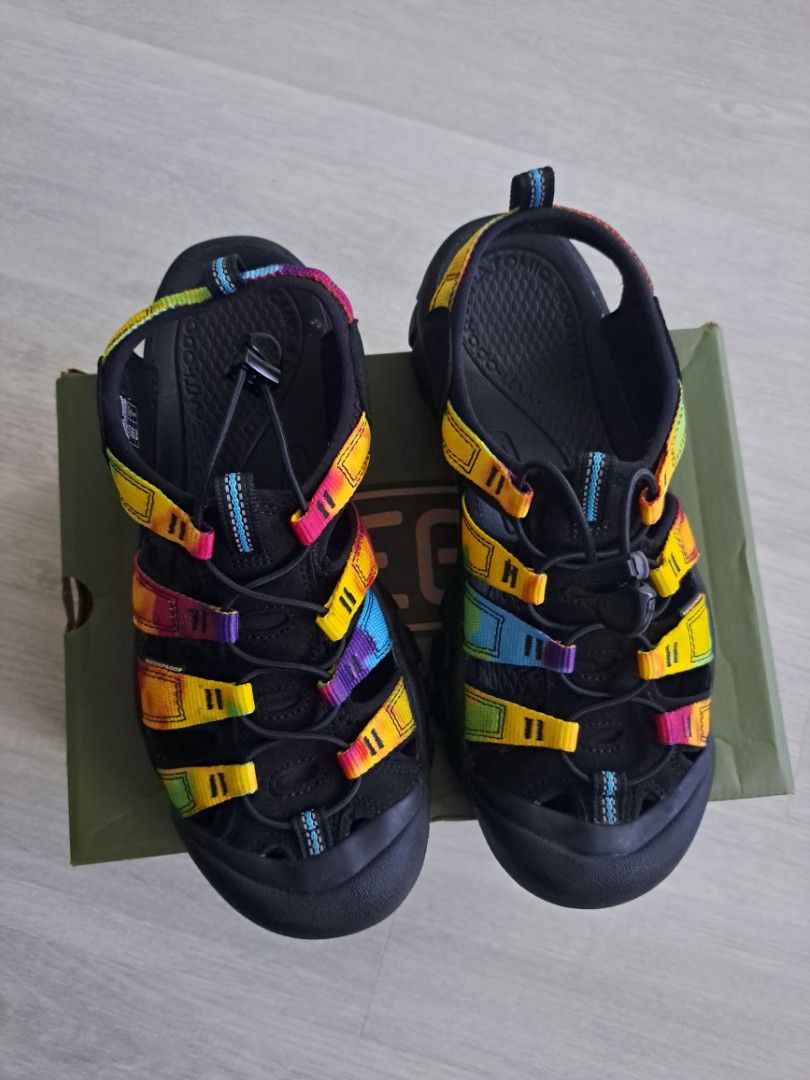 KEEN Newport Retro Original Tie Dye Women sandals Size US 10 (Category: Sandals) located in Singapore. Submitted by yinnnnn (Listing ID 1355537240, Image 2). Description: KEEN Newport Retro Original Tie Dye Women sandals Size US 10. Just used for less than 4 times. I need to upgrade 1 size bigger heehee as my feet is wide. Condition like new. Can self collect at Tampines..