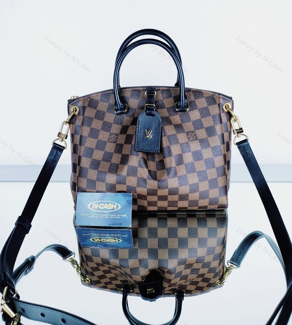 Louis Vuitton Odeon Tote PM Damier Ebene Canvas Bag (Category: Luxury Bags & Wallets) located in Quezon City. Submitted by luxury_by_n-cash (Listing ID 1355505208, Image 1). Description: N-Cash Pawnshop "Instant Cash for Bags, Watches, Cars, and Electronics" https://www.ncash-pawnshop-philippines.com/ PRE-OWNED Brand: LOUIS VUITTON Measures: 10.5″ (at base) / 12.5″ (at top) L x 8.5″ H x 5.5″ D (approx) 4″ Double Handle Drop 20″ Strap Drop, adjust