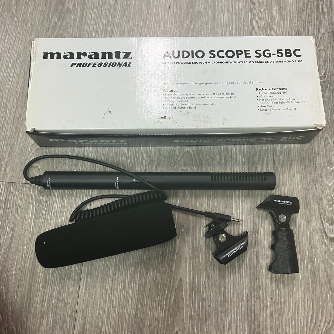 Marantz Pro Audio Scope SG-5BC Shotgun Mic with Cable Alternatives ...