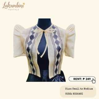 RENT: MODERN FILIPINIANA Kimona Filipiniana Top Filipiniana dress ...