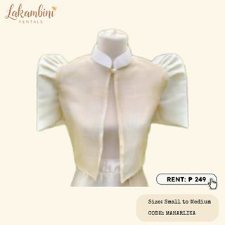 RENT: MODERN FILIPINIANA Kimona Filipiniana Top Filipiniana dress ...