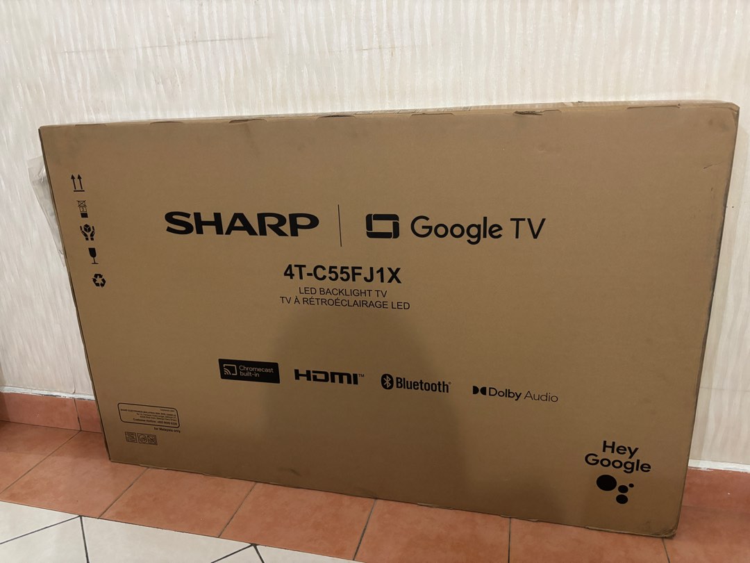 New Sharp 55inchi Smart TV, TV & Home Appliances, TV & Entertainment ...