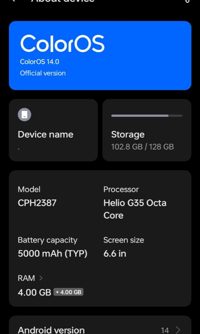 Oppo A57 (Category: OPPO) located in Manila. Submitted by hpreloveds. (Listing ID 1355524978, Image 2). Description: Oppo A57 Lady owned Bought last December 2023 Unit only (No Box & Charger) No Issue No Scratches RFS: will upgrade MOP: Gcash MOD: Lalamove.