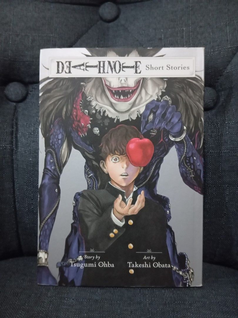 ORIGINAL DEATH NOTE SHORT STORIES MANGA (Category: Comics & Manga) located in Manila. Submitted by adr1ee (Listing ID 1355604048, Image 1). Description: ORIGINAL COPY of Death Note short stories manga story by Tsugumi Ohba and art by Takeshi Obata. published by VIZ media original price: 1200 php note: THIS IS NOT THE MAIN STORY, IT IS A SIDE/EXTRA STORY.