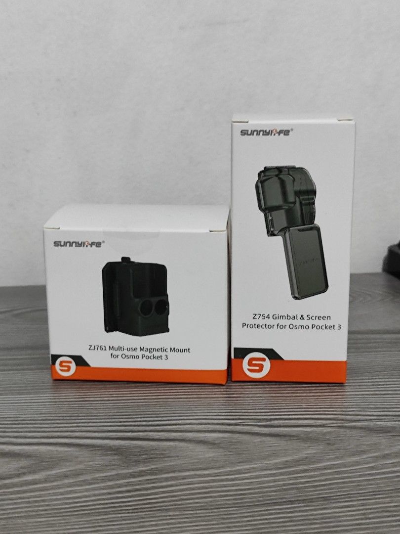 Osmo pocket 3 magnetic mount + gimbal and lcd protector (Category: Video Cameras) located in Mandaluyong City. Submitted by cbawag (Listing ID 1355499297, Image 1). Description: Osmo pocket 3 magnetic mount + gimbal and lcd protector magnetic mount- 590 php lcd and gimbal protector -350 900 bundle price.